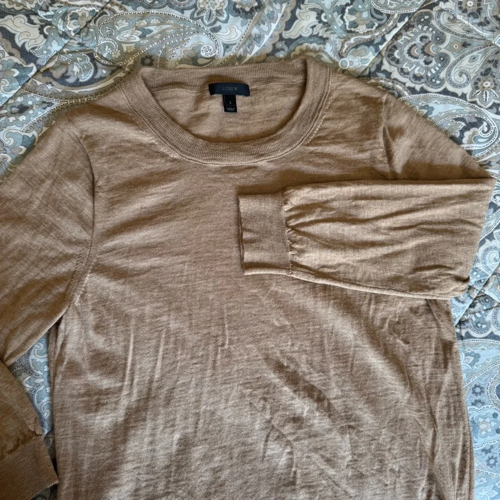 J. Crew Lightweight Merino Wool Sweater - Picture 2 of 7